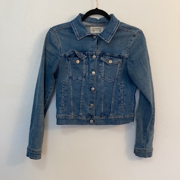 jeans jacket pull and bear